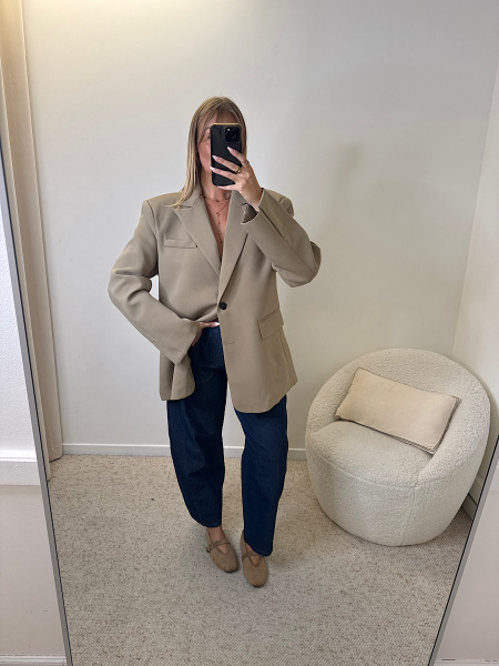 Blazer maxi oversize
