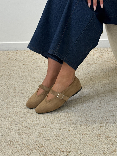 Ballerines beiges