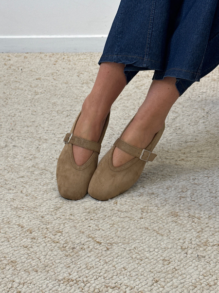 Ballerines beiges