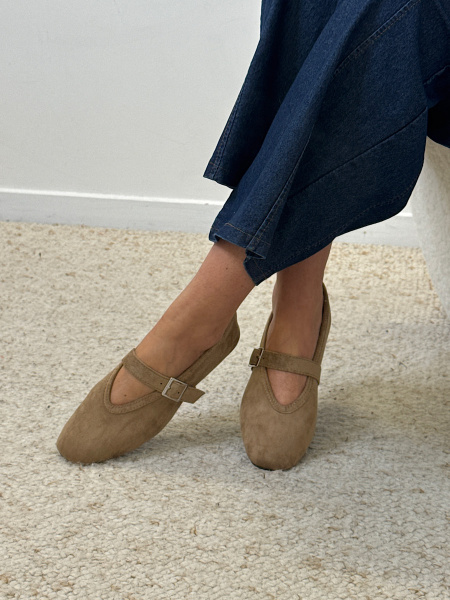 Ballerines beiges