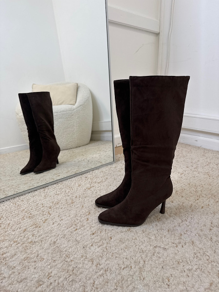 Bottes suédines brown