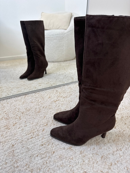 Bottes suédines brown