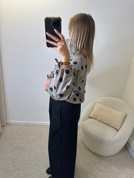 Veste kaki à pois