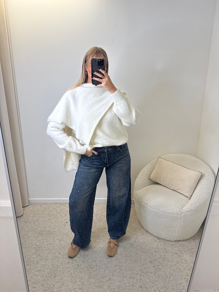 Jeans vintage strass